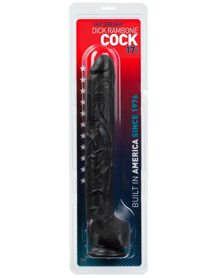 Dick Rambone Cock - 17 Inch - Black