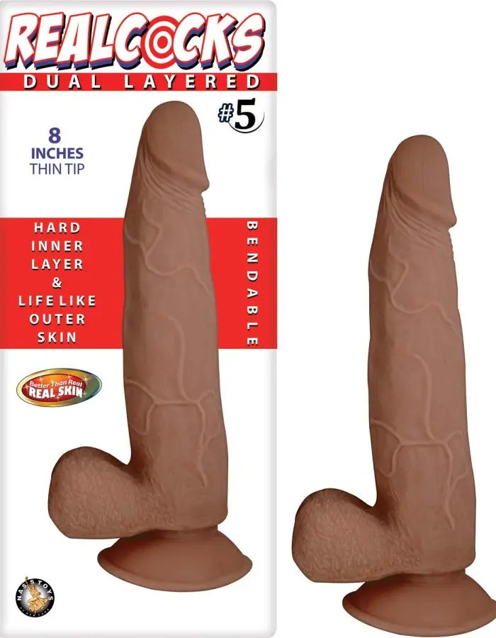 Realcocks Dual Layered #5 - Brown