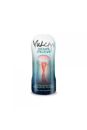 Cyberskin H2O Vulcan Shower Stroker - Realistic  Pussy