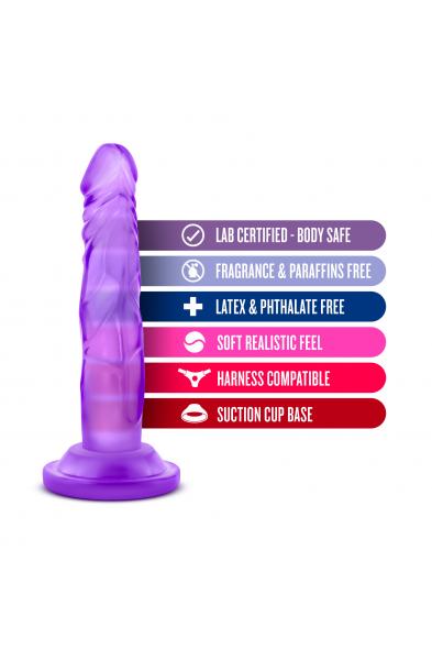 Naturally Yours - 5 Inch Mini Cock - Purple