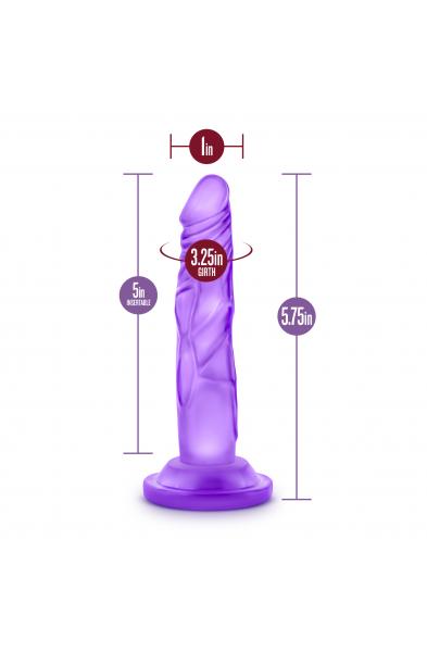 Naturally Yours - 5 Inch Mini Cock - Purple