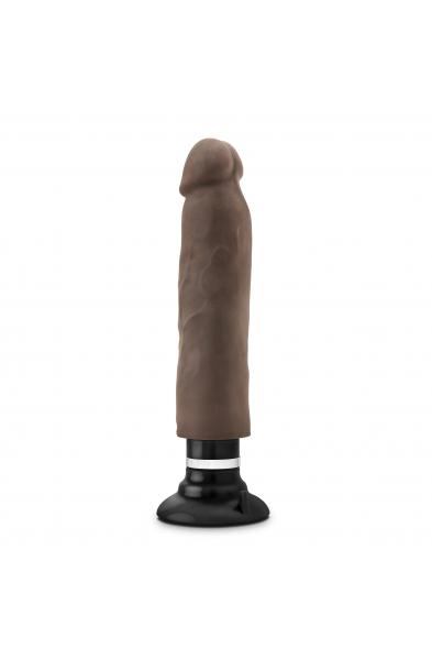 Au Naturel - 11 Inch Sensa Feel Magnum Vibrating  Dong - Chocolate