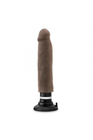 Au Naturel - 11 Inch Sensa Feel Magnum Vibrating  Dong - Chocolate