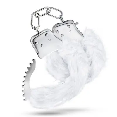 Temptasia - Plush Fur Cuffs - White