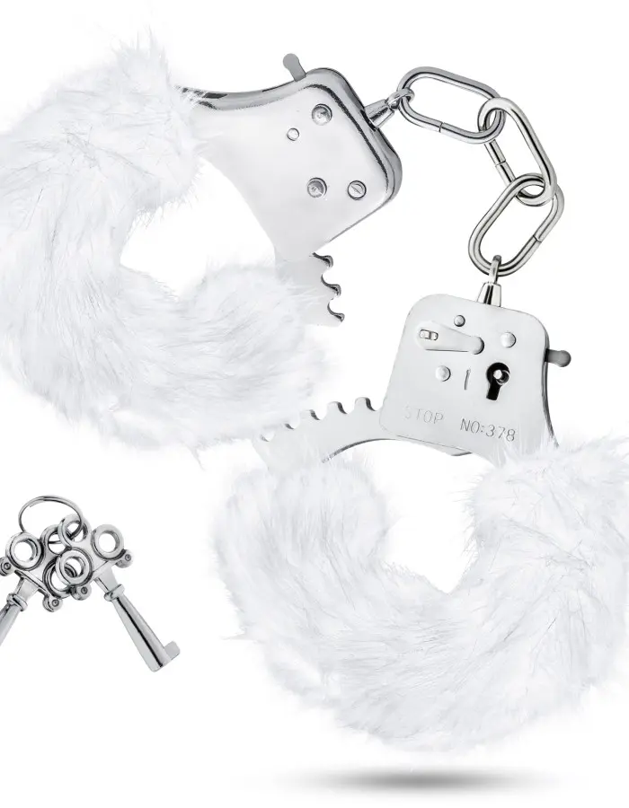 Temptasia - Plush Fur Cuffs - White