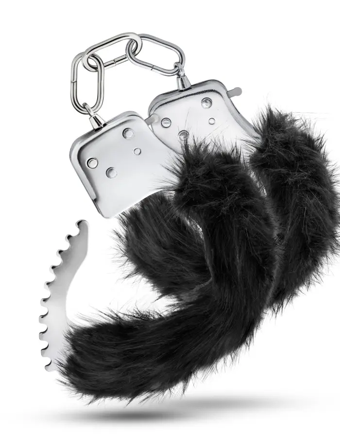 Temptasia - Plush Fur Cuffs - Black