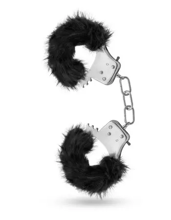 Temptasia - Plush Fur Cuffs - Black