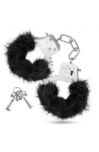 Temptasia - Plush Fur Cuffs - Black