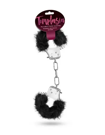 Temptasia - Plush Fur Cuffs - Black
