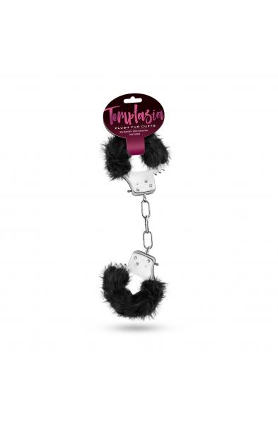 Temptasia - Plush Fur Cuffs - Black