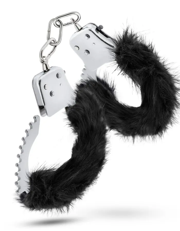 Temptasia - Plush Fur Cuffs - Black