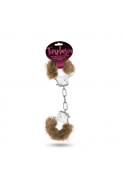 Temptasia - Plush Fur Cuffs - Brown