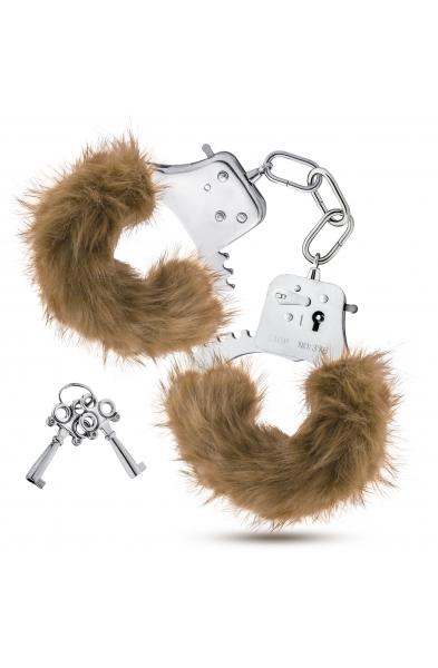 Temptasia - Plush Fur Cuffs - Brown