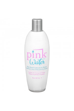 Pink Water Based Lubricant for Women 8 Oz Flip Top Bottle