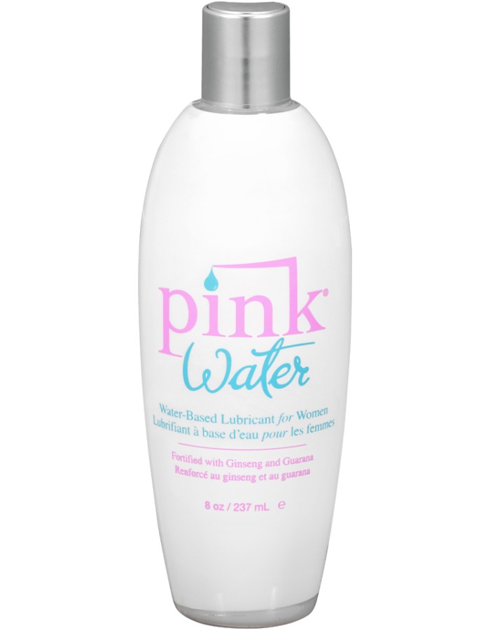 Pink Water Based Lubricant for Women 8 Oz Flip Top Bottle