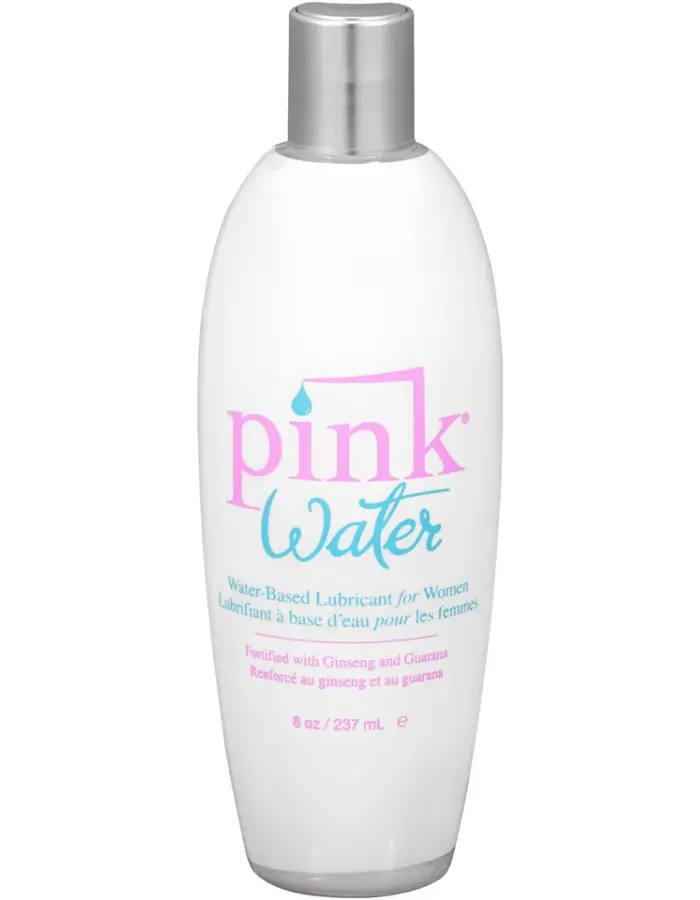 Pink Water Based Lubricant for Women 8 Oz Flip Top Bottle