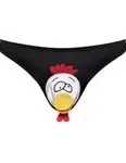 Choke the Chicken Bikini - One Size - Black