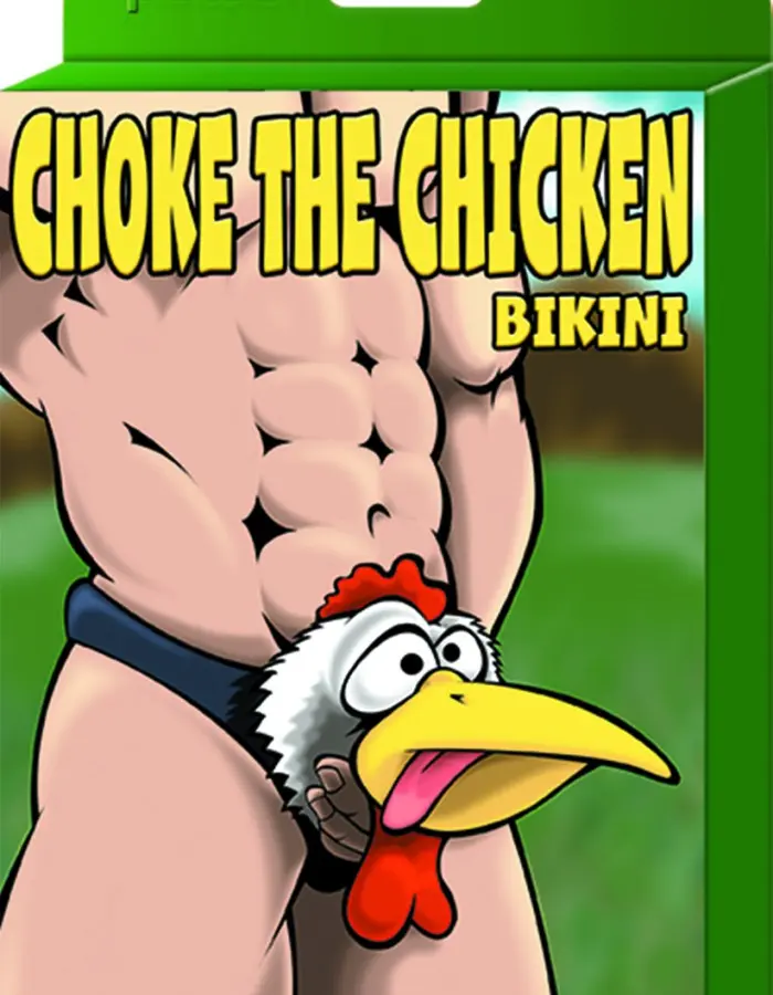 Choke the Chicken Bikini - One Size - Black