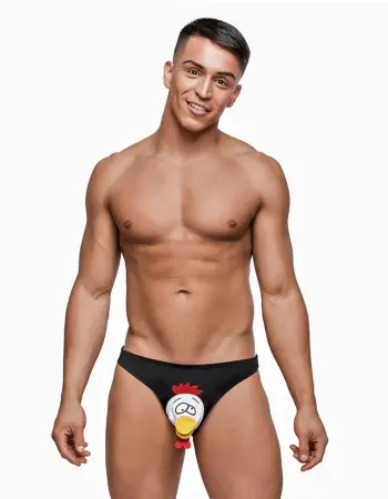 Choke the Chicken Bikini - One Size - Black