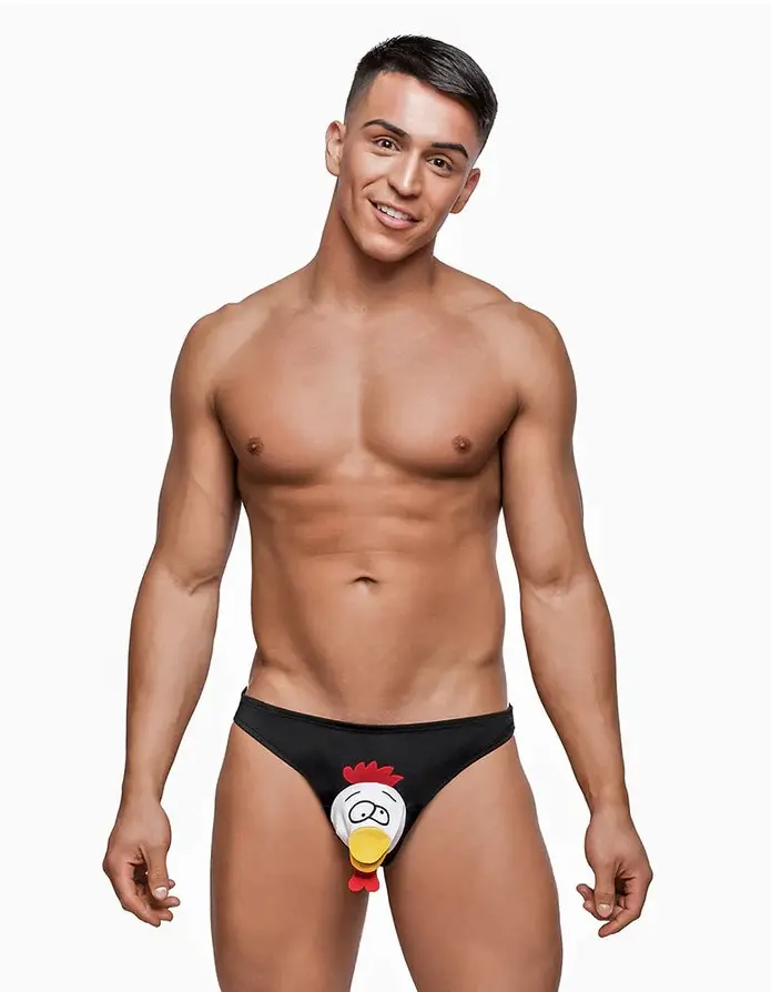 Choke the Chicken Bikini - One Size - Black