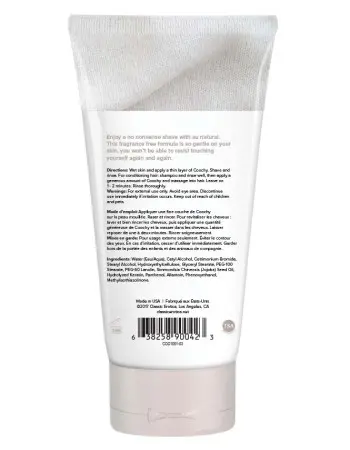 Coochy Shave Cream - Au Natural - 3.4 Oz