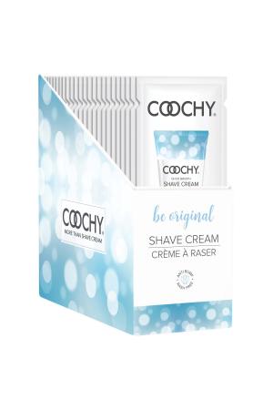 Coochy Shave Cream - Be Original - 15 ml Foils 24 Count Display