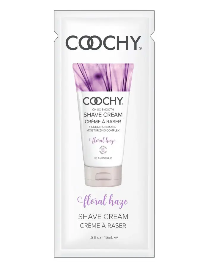 Coochy Shave Cream - Floral Haze - 15 ml Foils 24 Count Display