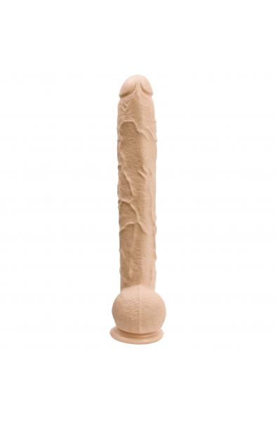 Dick Rambone Cock - 17 Inch - White - Bulk