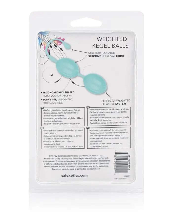 Weighted Kegel Balls - Teal