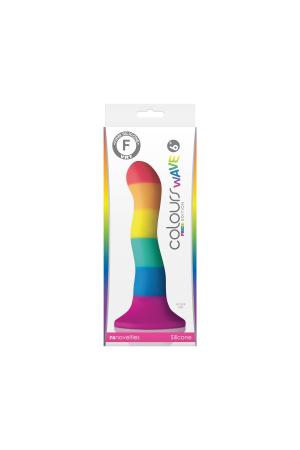 Colours - Wave - Pride Edition - 6 Inch Dildo - Rainbow