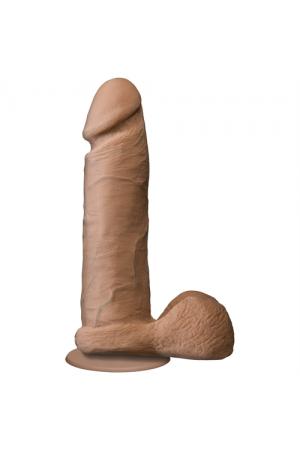 The Realistic Cock Ultraskyn 8 Inch - Brown