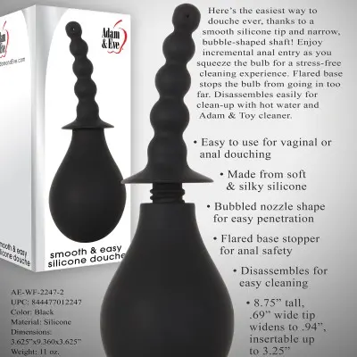 Smooth & Easy Silicone Douche