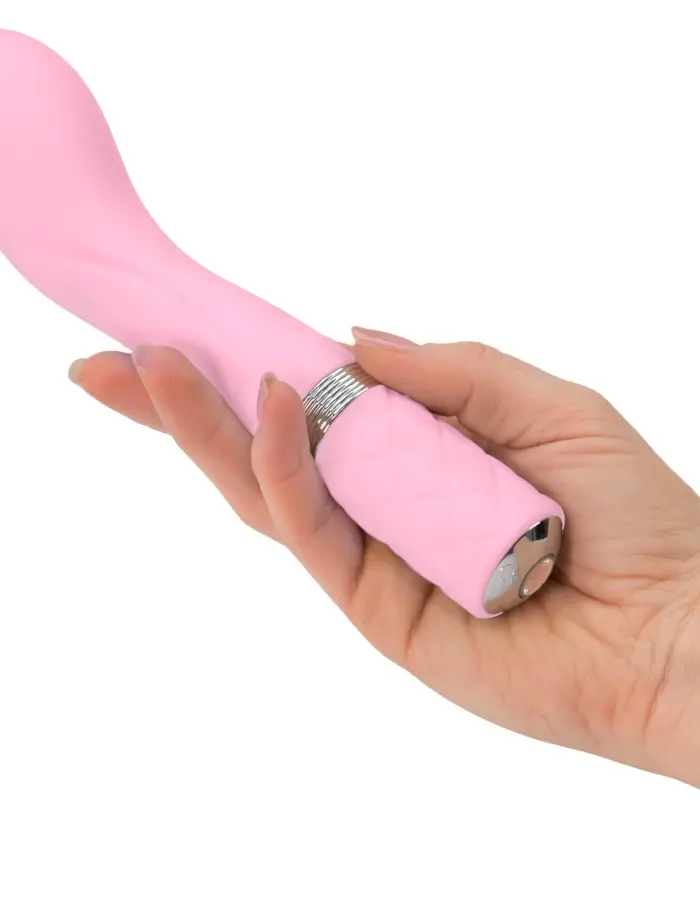 Pillow Talk Sassy G-Spot Vibe  With Swarovski Crystal - Pink