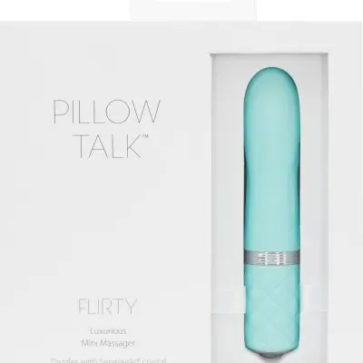 Pillow Talk Flirty Vibe  With Swarovski Crystal - Teal