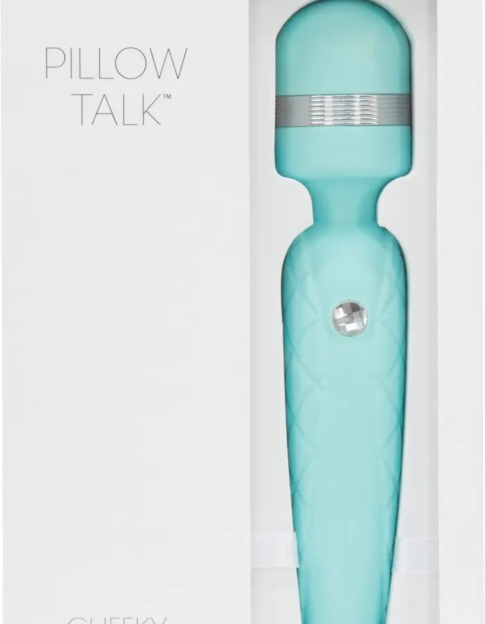 Pillow Talk Cheeky Wand With Swarovski Crystal - Teal