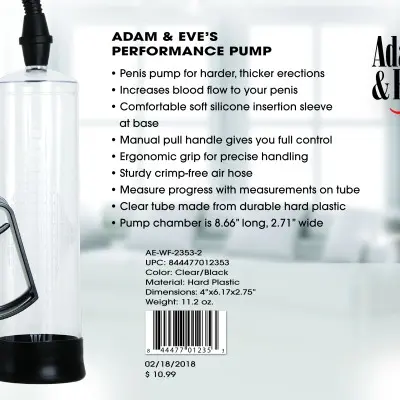 Adam & Eve's Performance Pump