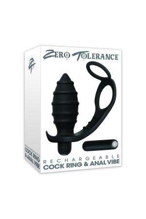 Rechargeable Anal Cock Ring & Anal Vibe