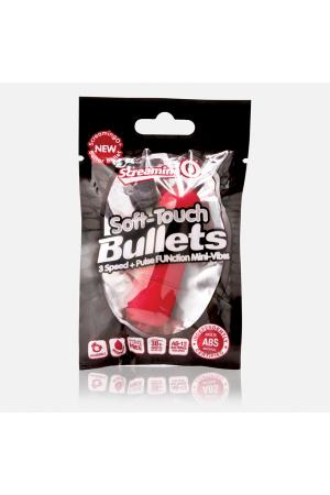 Soft Touch 3 and 1 Bullets - Red - Each