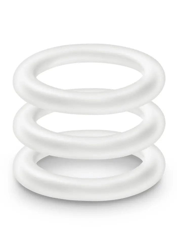 Performance - Vs2 Pure Premium Silicone Cockrings - Small - White