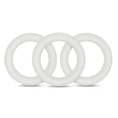 Performance - Vs2 Pure Premium Silicone Cockrings - Small - White
