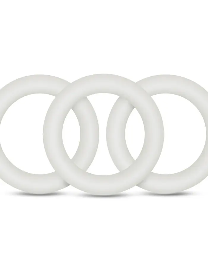 Performance - Vs2 Pure Premium Silicone Cockrings - Small - White