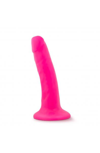 Neo - 5.5 Inch Dual Density Cock - Neon Pink