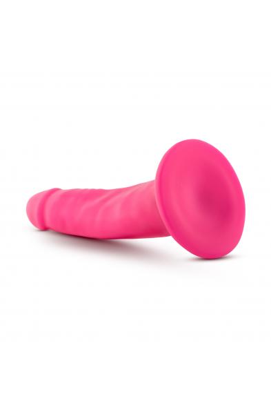 Neo - 5.5 Inch Dual Density Cock - Neon Pink