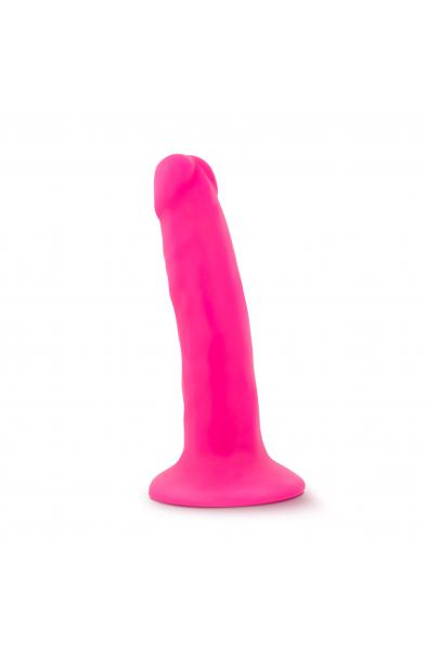 Neo - 5.5 Inch Dual Density Cock - Neon Pink