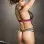 Stretch Lace Teddy - Small - Hot Pink