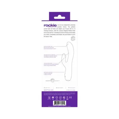 Rockie Dual Rechargeable Vibe - Indigo