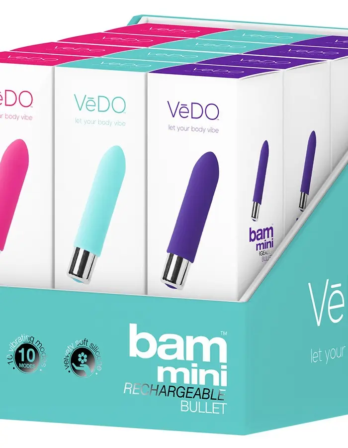 Bam Mini Bullet - Assorted 12 Pc Display