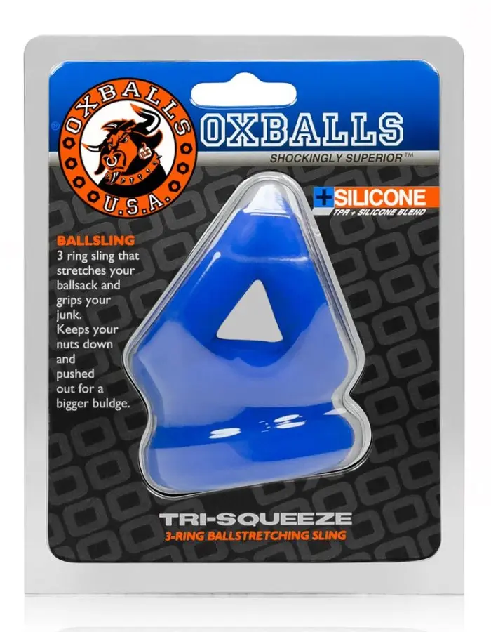 Tri-Squeeze Ball-Stretch Sling - Cobalt Ice