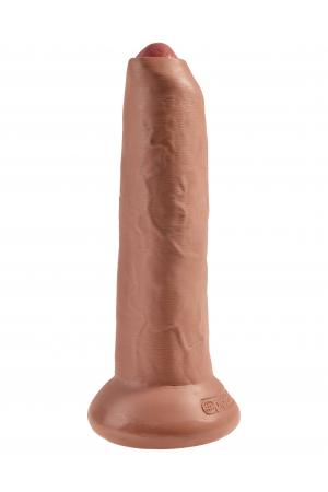 King Cock 9" Uncut - Tan