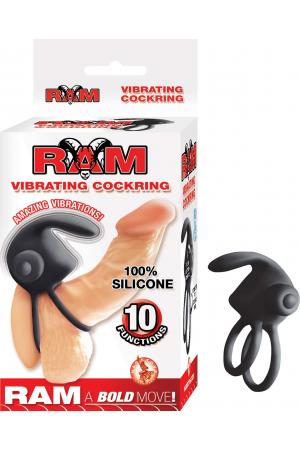 Ram Vibrating Cockring - Black